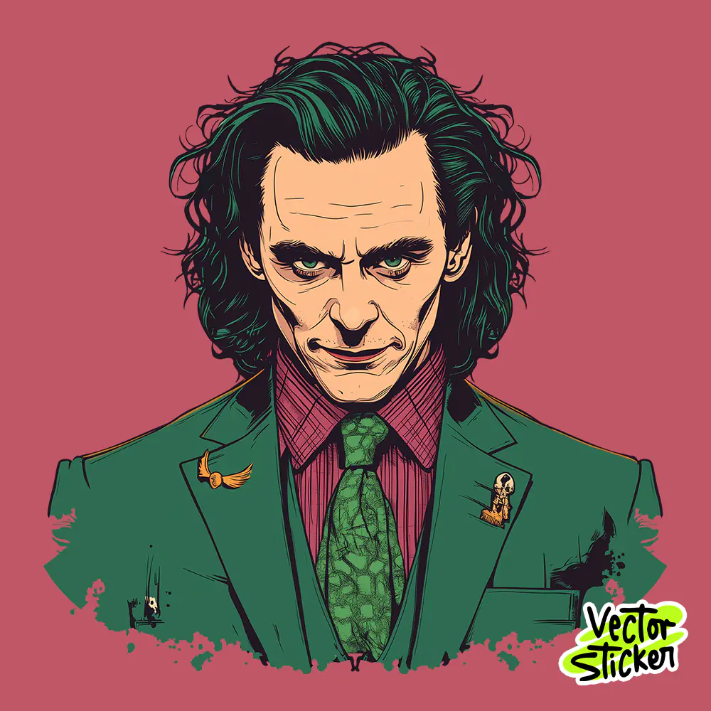 Free Dark Villain Character T-Shirt Design – Premium High-Detail Portrait PNG