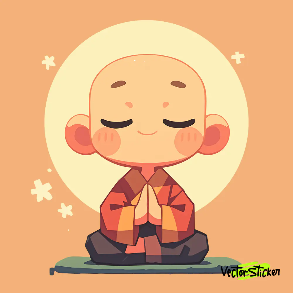 Smile Little Monk