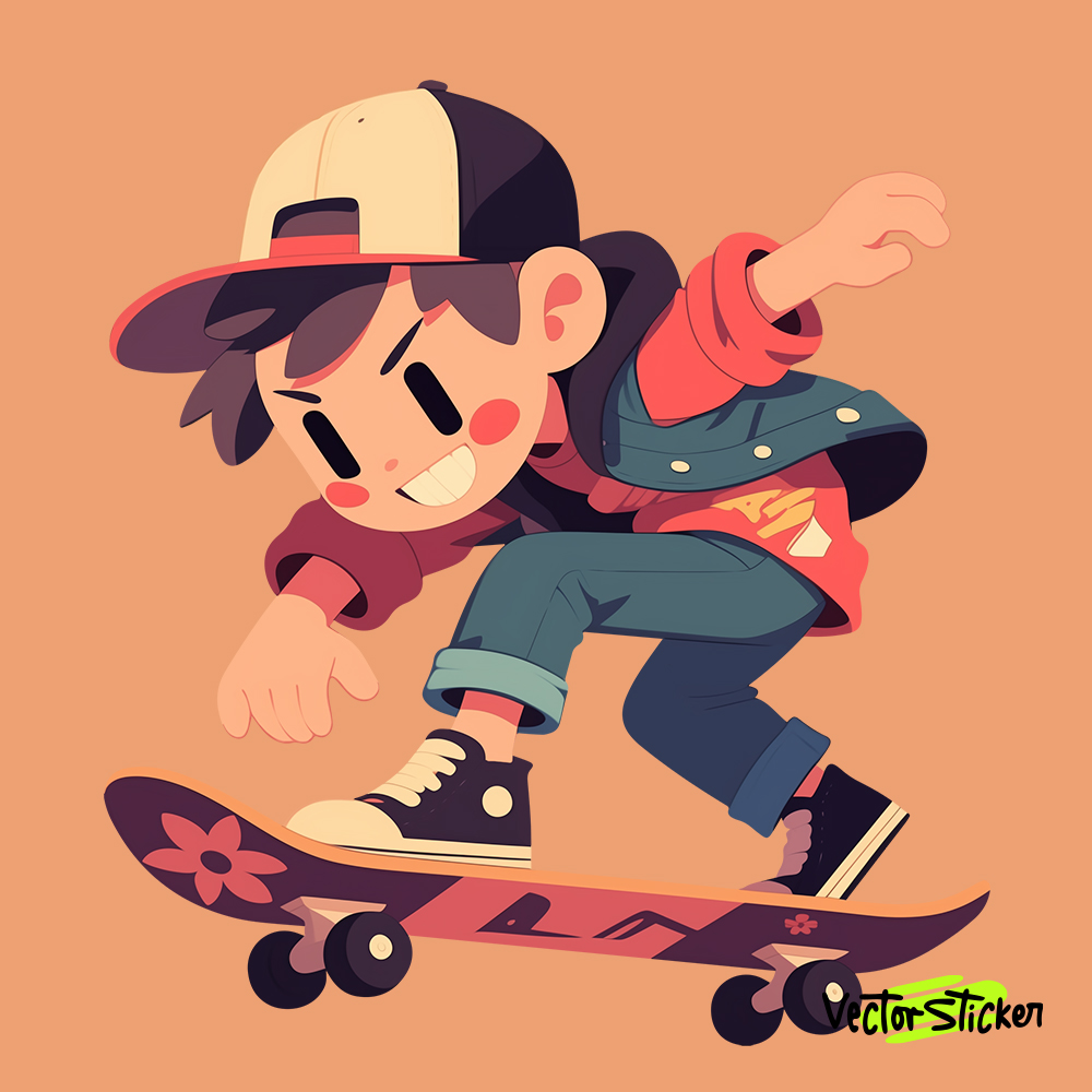 Cute Skater boy