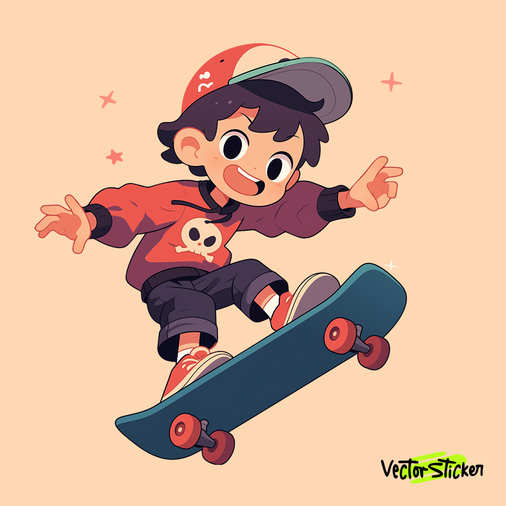 Cute Boy Skater