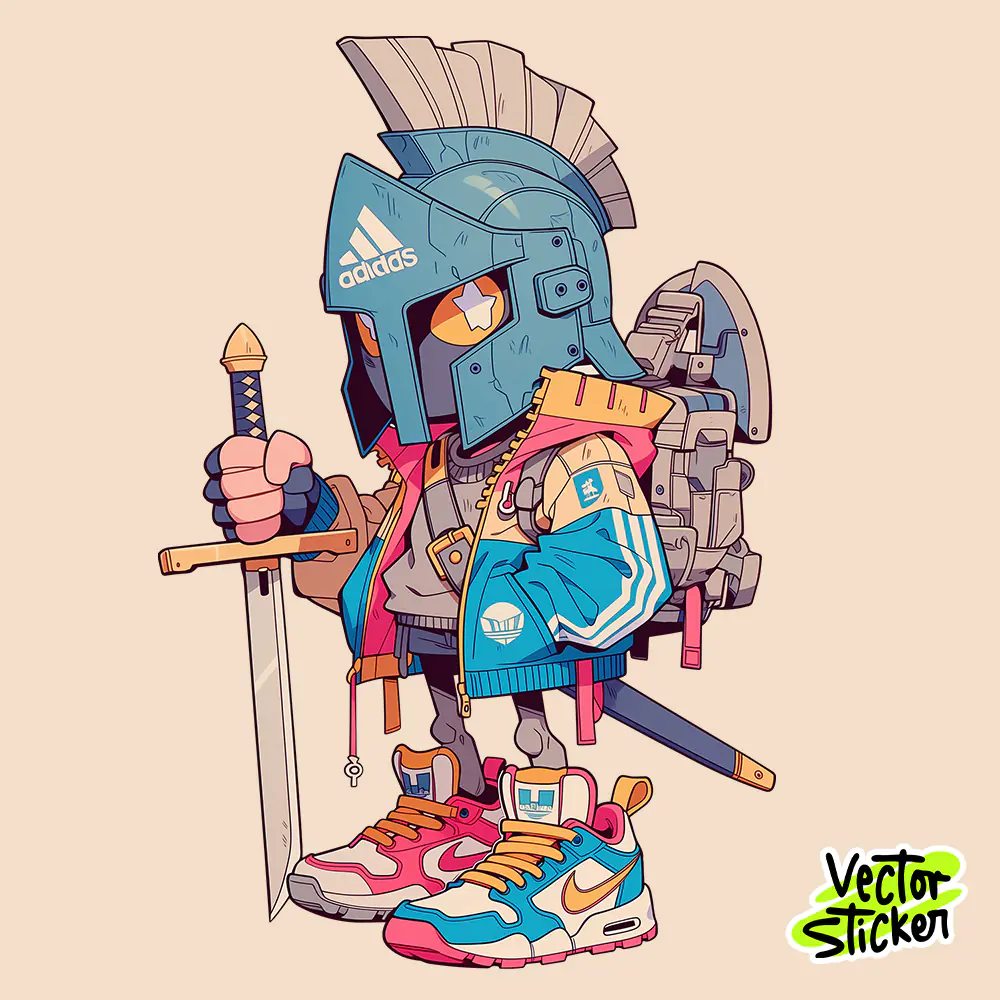 Urban Warrior King T-Shirt Graffiti Street Art Pink