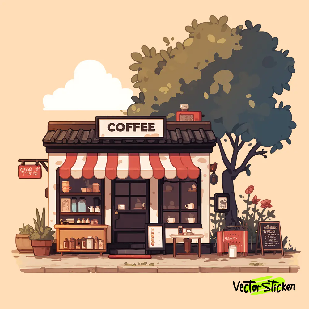 Small and Cut Coffee Shop