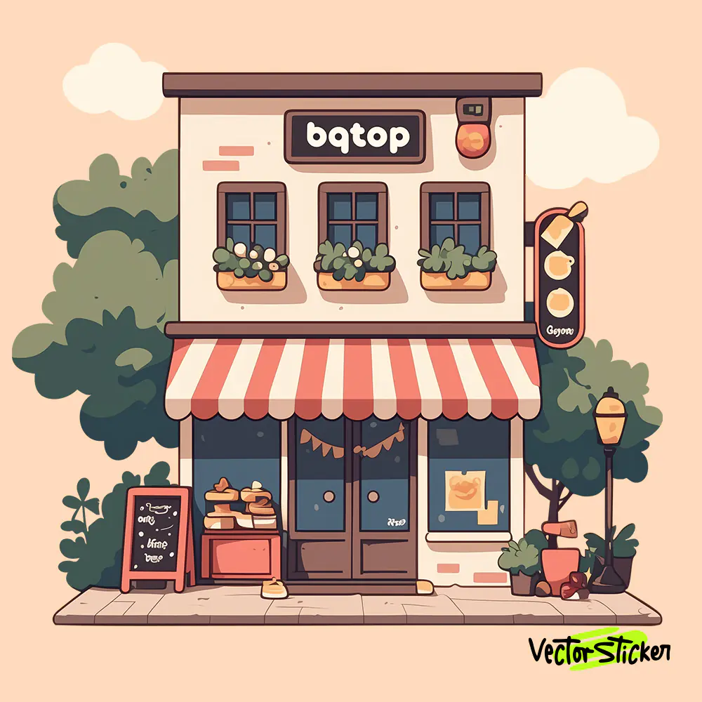 Cute Cozy Bakery Shop